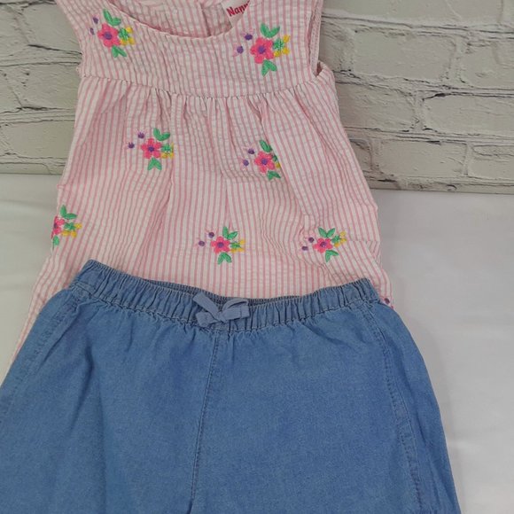 'NANETTE KIDS' 2-PIECE 'FLOWERS A'BOUT' TOP & SHORT SET - Picture 5 of 15